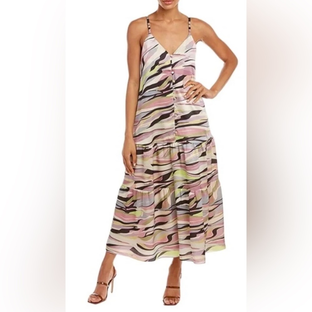 Ted Baker NWT Warrenn Dusky Pink Zebra Printed Cami Dress Size US 8 Ted 3